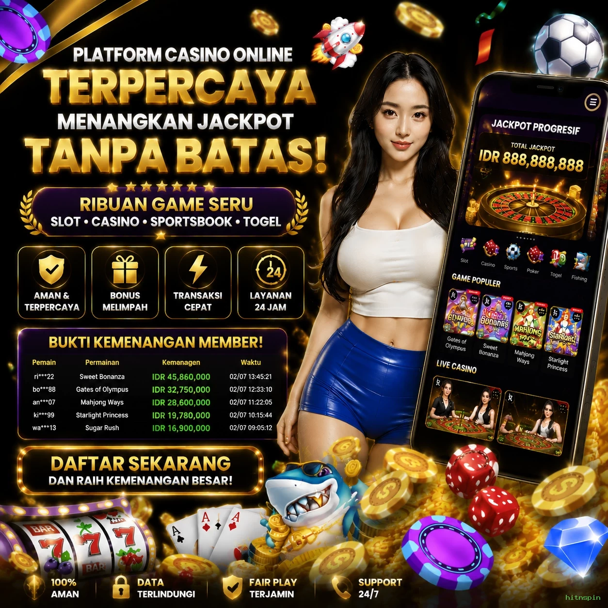 hitnspin Dukungan Pelanggan